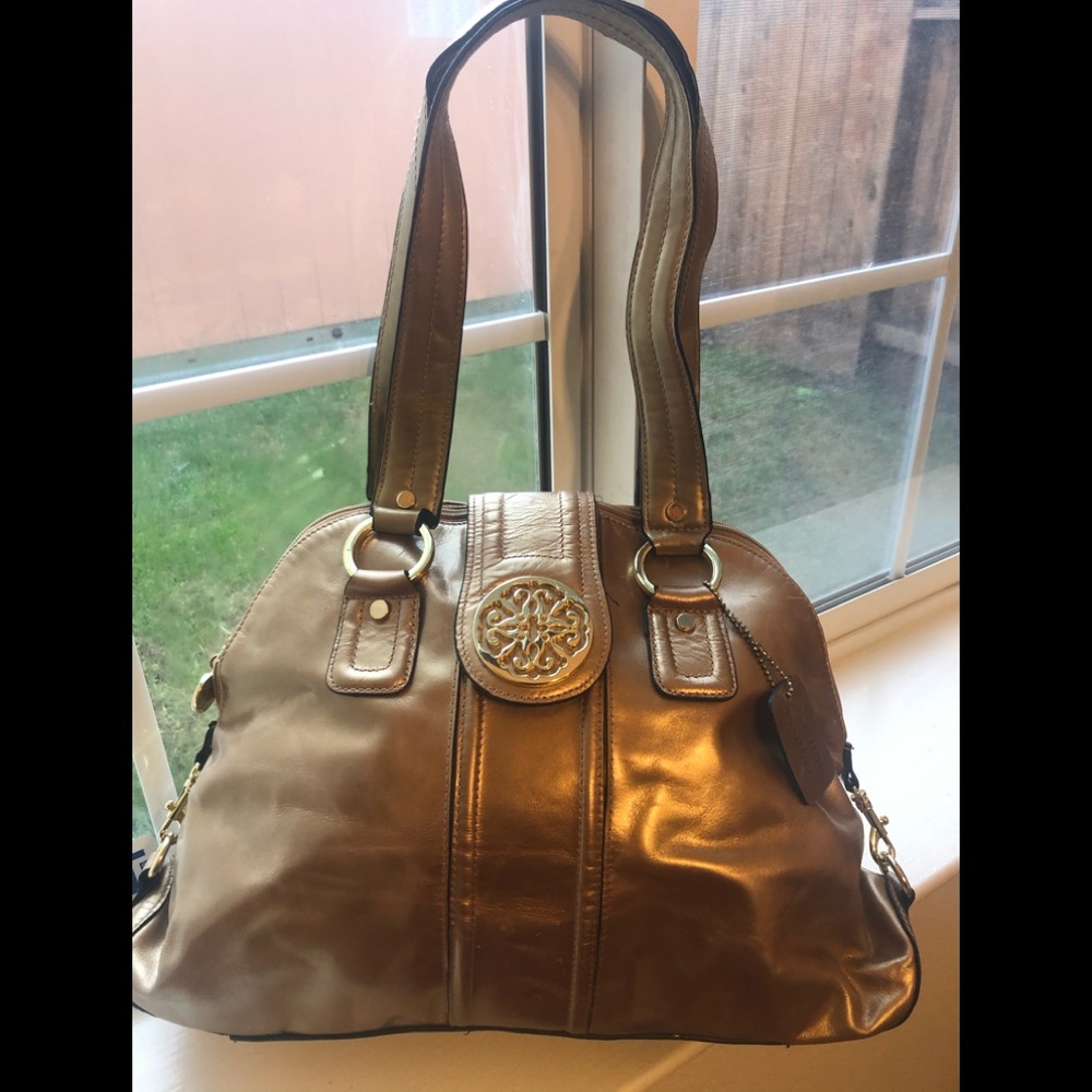 COPY - Solina leather gold handbag lovely hardware